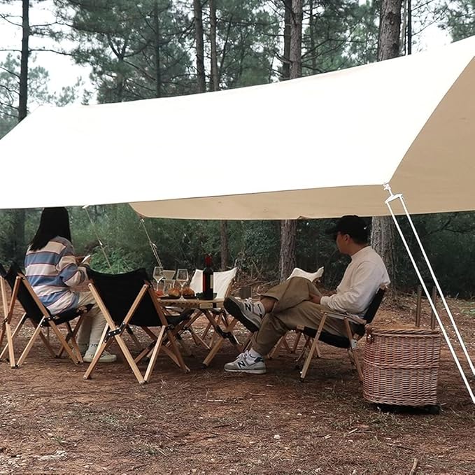 Outdoor Camping Picnic Basket, Pull Rod Type Multifunctional Roller Rattan Basket, Picnic Hamper with Tableware