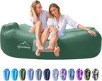 AlphaBeing Inflatable Lounger Beach Chair Accessories, Air Sofa Hammock Inflatable Couch for Camping Backyard Lakeside with Compression Sacks, Ideal Outdoor Gifts for Adults