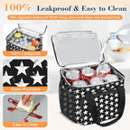 Coobiiya Large Expandable Insulated Lunch Bag Cooler Bag，12-23L Lunch Box for Men Double Deck Leakproof，Heavy Duty LunchBag Cooler Bags for Camping, Travel, Kayaking & Beach