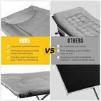 YELLOW JACKET Camping Cot with Mattress for Adults, Camping Cot for Adults with Cushion and Pillow Portable Folding Bed with Carry Bag for Camp, Home, Office, Travel, Black Supports 450 Lbs