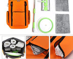 First Aid Pouch, Survival Medical Utility Bag Military Emergency Backpack for Great for Home Outdoors Office Car Travel Camping(Only Empty Package)(Black)