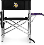 Picnic TIME NFL Unisex-Adult NFL Sports Chair with Side Table, Beach Chair, Camp Chair for Adults