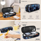 Ystardream Cool Wolf Backpack for Boys 10-12 Kids Backpack with Lunch Box Pencil Box Custom Student Backpack for Teenagers Primary School Backpack for School Travel Dance Sports Camping