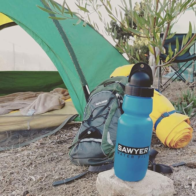 Sawyer Products SP140 Personal Water Bottle Filter, 34-Ounce,Blue