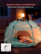 Portable Large Pop Up Kids Indoor Outdoor Tent with Canopy UV Cover,Thick Removable Floor for Sleeping Or Beach Shelter (Teal)