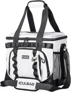 Soft Travel Coolers Bags Insulated Cooling 16hour for Camping Hiking Beach Travel Soft Sided Insulated Cooler Bag 20/48Cans for Women Men