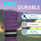VVAAGG Reflective Paracord Rope 100FT, 7 Strand Nylon para Cord Lanyard Utility 550 Parachute Cord, 4mm Thin Tent Rope for Outdoor Camping Hiking