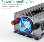 2000W Power Inverter 4000W (Peak). 12V DC to 110V/120V AC Converter with LCD Display, 2 AC outlets, 2 USB, 2000w Inverter for Camping RV Travel Outdoor Truck Off-Grid Solar inverters