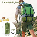Night Cat Upgraded Backpacking Tent with Inflatable Double Sleeping Pad Double Sleeping Bag for 2 Persons Camping Combo Set