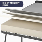 Folding Bed with Memory Sponge Mattress, 75 x 46 Rollaway Bed for Adult, Comfortable Fold Up Portable Sleeping Guest Cot Beds, Perfect for Camping, Travel, Nursing in Hospital - Upgraded