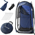 Sports Tent: Flycoop Portable Weather Pop Up Pod 1 Person to Provide Shelter from Wind Rain and Cold Weather Shelter for Outdoor Activities, Sports Events, Camping and Hiking