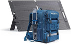 BLUETTI Solar Backpack Power Station Handsfree 1 with 100W Solar Panel Included, 268.8Wh 300W LiFePO4 Solar Generator with a 42L Backpack, All in One Solar Power System for Hiking, Photography, Travel