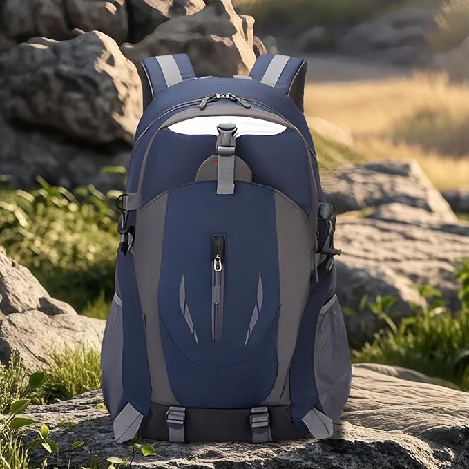 Day Hiking Backpack - 40L Hiking Backpack Lightweight Outdoor Bag,Rucksack Waterproof Bag Storage Organizer for Cycling Camping Sports Fishing Climbing Travel Backpacking