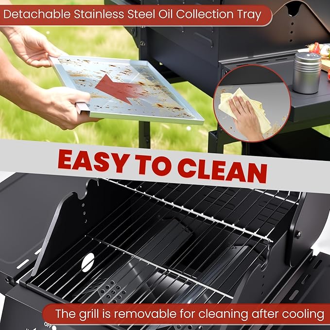 2-Burner Gas Grill with 234 SQ.IN. Outdoor Grill with 16,000 BTU,Propane Grills with Top Cover Lid,Grills Outdoor Cooking for Patios,Camping,Balcony-Q039