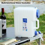 REDCAMP 4 Gallon/15L Portable Water Container with Spigot,Camping Water Jug,Camping Water Container, Large Water Tank,Portable Emergency Water Storage for Camping,Car,Hiking,Hurricane Supplies