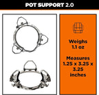 Jetboil Pot Support 2.0 with Foldable Arms for 2025 Jetboil Camp Stove Models, New for 2025