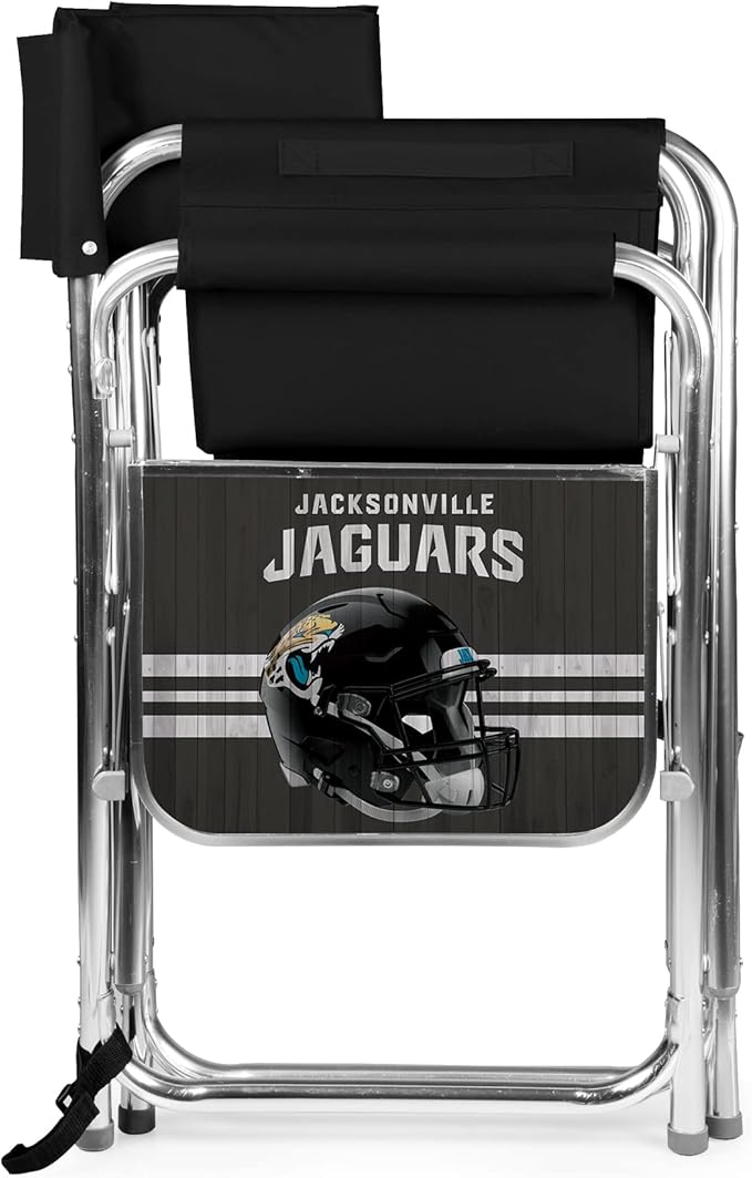 Picnic TIME NFL Unisex-Adult NFL Sports Chair with Side Table, Beach Chair, Camp Chair for Adults