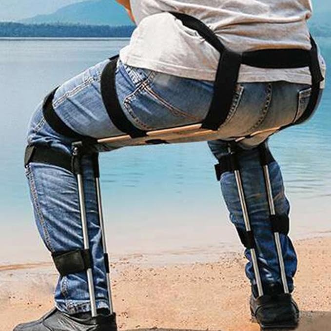 Invisible Folding Chair for Fishing & Camping – Lightweight Portable Outdoor Stool, Wearable Seat for Concerts, Subways & Travel – Easy to Carry, Compact Design