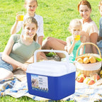 5L Portable Cooler Box, Large Capacity Ice Box Cooler Keeps Food Freshness and Drink Cool, Insulated Hard Cooler Case for Travel, Camping, Picnic