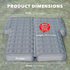 D-Hive Unbeatable Durability SUV Air Mattress for Car Camping, Durable Extra Thick 300D Oxford Fabric, Quick Easy Set-Up w/Electric Pump, Bed Mattress, Mattress for SUV, Car Air Mattress