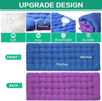 2 Pack Camping Cot with Mattress Comfortable Cot Bed Folding Cot Heavy Duty Cots for Sleeping with Carry Bag for Adults Kids Guest Bed Outdoor Indoor Home
