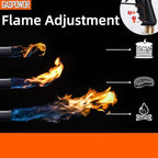 POWERFUL Grill Gun Propane Torch, Searing Torch kit include a Meat Thermometer, Charcoal Starter, Campfire Starter,Cooking Sear Torch,Sous Vide,Kitchen torch, Charcoal BBQ Light,Culinary Torch