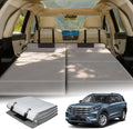 Car Bed for 2025-2026 Ford Explorer, Foldable Non-Inflatable Memory Foam Camping Mattress, Thickened Portable Trunk Sleeping Pad, Air Mattress Upgrade for Camping & Travel Essentials, With Storage Bag