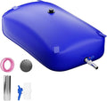 Large Capacity Water Storage Bladder, Portable Water Tank Containers, Bladder Tank for Drought Resistance, Fire Prevention, Emergency Water, Agricultural Irrigation Outdoor (330L/87Gal, Blue)
