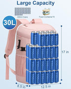 Cooler Backpack Insulated Waterproof,30/45 Cans Backpack Coolers Leakproof Lunch Backpack for Men Women Portable Soft Cooler Bag for Beach Camping Trave Picnic