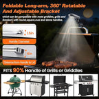 Grill Lights for Outdoor Grill with Rechargeable Battery for Blackstone Griddle and Weber Grill, Blackstone Griddle Accessories, BBQ Grilling Accessories for Outdoor Grill, Gifts for Men Dad