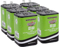Interstate Batteries 6V HD Lantern Flashlight Battery (6-Pack) 6 Volt 7000 mAH Square Shape Beam Light (Spring Terminals) Camping, Hiking, Household, Lamps, Outdoors (DRY1403)