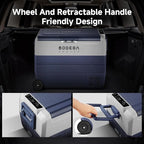 BODEGA BODEGACOOLER 12 Volt Car Refrigerator,64 Quart Portable Fridge Cooler APP Control,-4℉-68℉ 60L Dual Zone Car Freezer Cooler, 12/24V DC and 100-240V AC for Camping,Travel,RV,Boat,Van,Road Trip