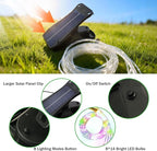 ZNYCYE Patio Umbrella Solar Lights with 8 Modes - Upgraded Larger Solar Panel Clip 5V 152 LEDs 8 Strands Umbrella Lights Outdoor Waterproof for Patio Beach Tent Camping Garden Decor, Multicolor