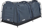 Kakadu Canvas Swag Tent, 1 Person, Australian Polycotton Camping Ground Tent, All Seasons, Waterproof, with 2.75” Foam Mattress, LED Lighting, Carry Bag