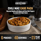 Ready Hour Chili Mac Case Pack (48 Servings), Freeze-Dried, Prepper Pantry Food, Bulk Food Case, Long-Term Storage, Shelf-Stable Entrée, Survival Meal Pack, Disaster Relief Meals, Emergency Supply Kit