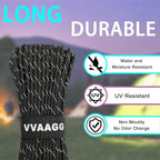 VVAAGG Reflective Paracord Rope 100FT, 7 Strand Nylon para Cord Lanyard Utility 550 Parachute Cord, 4mm Thin Tent Rope for Outdoor Camping Hiking