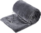 Heated Sleeping Bag Liner for Camping - Heated Blanket for Camping Portable Heating Sleeping Bag Pad 3 Adjustable Temperature Levels with 9 Heating Zones for Cold Weather Backpacking or Hiking