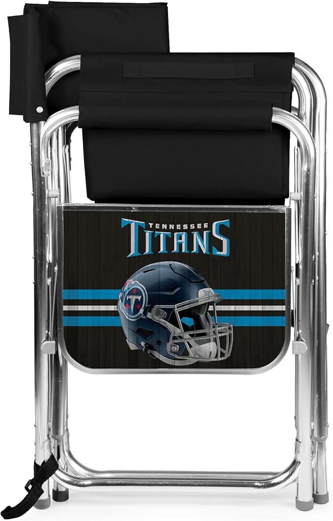 Picnic TIME NFL Unisex-Adult NFL Sports Chair with Side Table, Beach Chair, Camp Chair for Adults