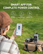 Anker SOLIX C200 DC Power Bank Station, 192Wh Portable Power Station, LiFePO4 Battery, 200W Solar Generator, for Outdoor Camping, Traveling, and Emergencies (No Wall Charger Included)