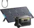 Anker SOLIX F3000 Portable Power Station with 400W Solar Panel, 3,072Wh,6,000W Recharging, Solar Generator for Home Use, Expandable to 24kWh, For Outages, Camping, RVs, and Emergencies