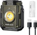 Fenix CL27R Camping Lantern Flashlight, 1600 lumens USB-C Rechargeable Waterproof Portable with White and Red LEDs and Lumentac Organizer for Hurricane Power Outage Emergency and Job Sites (Green)