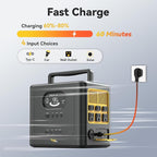Togo POWER 600W Portable Power Station, 560Wh Solar Generator with LiFePO4 Battery, 6 AC Outlets, 100W USB-C PD, Wireless Charging & App Control for Home Backup, RV, and Outdoor Camping