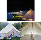 Outdoor Camping Tent, 5-6 Person Tent, Outdoor Waterproof Cotton Canvas, Family Camping Bell Tent, Easy Set Up for Camp Backpacking Hiking Outdoor Interesting
