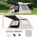 Tents for Camping, Auto One Touch Tent Pop-Up Camping Tent,Weatherproof Backpacking Tent, Easy Setup UV Cut Sun Shelter Tent for Outdoor Family Gathering. 240 * 240 * 155cm Black-Glue