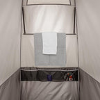 Bushnell Shower Tent with Instant Setup Technology | Shield Series 2 Room Shower Tent for Family Camping, Hunting, Hiking | Solar Water Reservoir Included