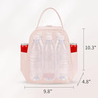 Lunch Box for Women Insulated,Soft Lightweight Lunch Cooler,Leakproof Adult Lunch Bag for Work Camping Picnic Beach,Pink
