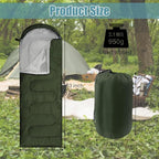 12 Pcs Camping Sleeping Bags Bulk 4 Seasons Warm Cold Weather for Homeless Waterproof Lightweight with Compression Bag Camping Gear Equipment for Adults Backpacking Hiking Travel