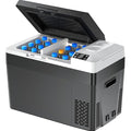 Marsail 12 Volt Car Refrigerator, 32QT Electric Cooler, Portable Car Fridge with Battery Power Option, 12/24V DC and 110-240V AC for Truck, RV, SUV, Travel, Camping, Road Trips -4°F to +68°F