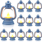 VIHOSE 12 Sets Christian Party Favors Jesus is The Guiding Light Themed Lanterns Religious Camping Lanterns with LED Candles Hanging Lamp for 2026 VBS Church Adventure Activities