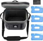 40 Can Soft Cooler Bag - Insulated Leak-Proof Large Cooler Bag with Roll-Top Waterproof Seal | Portable Ice Chest for Camping, Beach, Travel, Picnics | 24HR Cold Retention